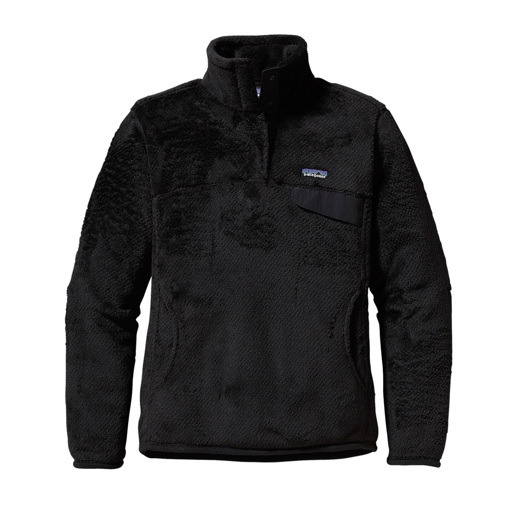 Patagonia Women's Re-Tool Snap-T Fleece Pullover in Black